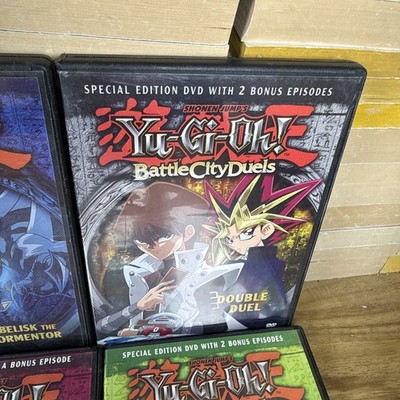 7 Yu-Gi-Oh DVD Battle City Duels Lot Mystery Duelist Awakening