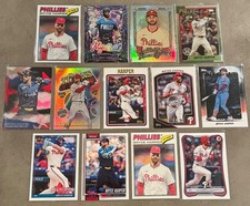 MLB BASEBALL TOPPS 2025/2026 BRYCE HARPER CARD LOT PHILADELPHIA PHILLIES