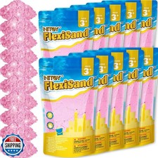 NiToy FlexiSand Value Pack Colored Moldable Self-Sticking Sand, N