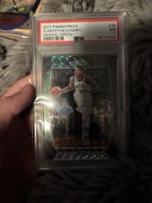 Panini Prizm Mosaic Giannis Antetokounmpo #30 Green Milwaukee Bucks PSA 7