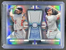 2026 Topps Tribute Dylan Crews James Wood Dual Jersey #/199 Nationals