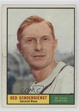 1961 Topps Red Schoendienst #505 HOF 05cx