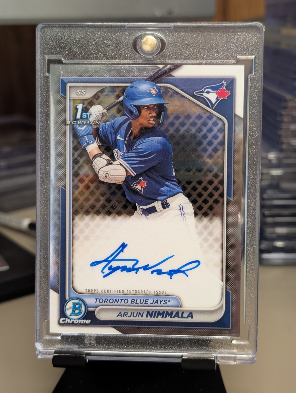 ARJUN NIMMALA 2024 Bowman Chrome AUTO Autograph 1st Prospects CPA-AN