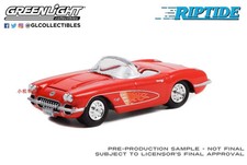 GreenLight 1:64 1960 Chevrolet Corvette C1 car model Toys Gifts Collection