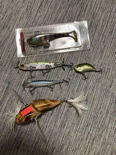 Raid Japan, Jackall, Guncraft, Daiwa bass fishing lures 5 pcs used