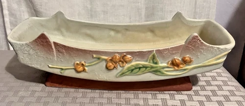 1951 ROSEVILLE  Bittersweet Console Bowl 828-10