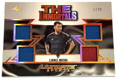 2024 Leaf Ultimate Sports The Immortals Lionel Messi 3/25