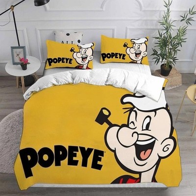 Popeye der Seemann Spinat Bettwäsche Set 27.Individuell Bettbezug+Kissenbez80x80