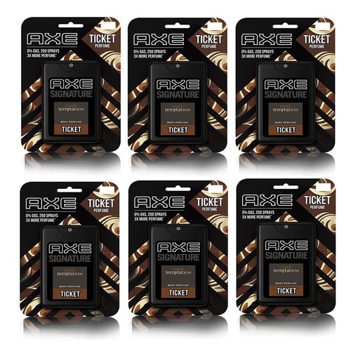 AXE Signature Ticket Versuchung Schokolade Parfüm 17ml Jedem Pack 6 - Bild 2 von 8