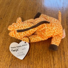 Ty Teenie Beanie Babies Twigs Giraffe  l