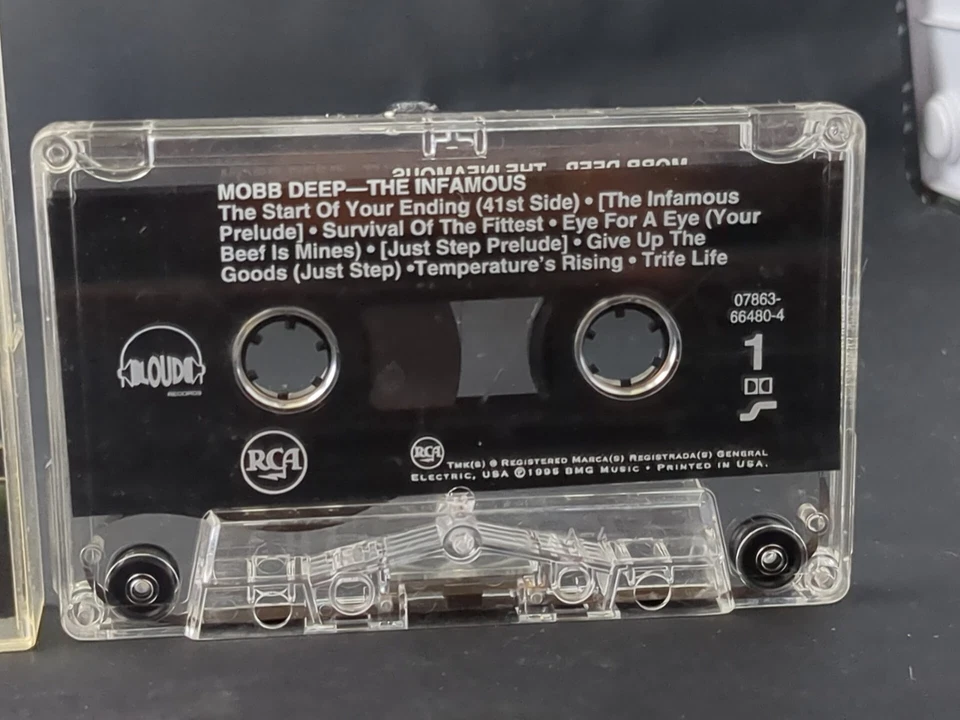 Mobb Deep- The Infamous Cassette NYC Classic Tape Hip Hop 1995 OG RARE - Image 2 of 4