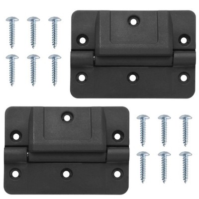 Black Cooler Oversized Mechanical Hinge Replacement For Igloo 150-165 QT 2 Pk