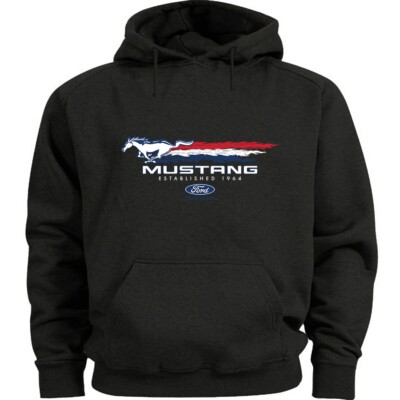 Ford Mustang Hoodie Ford Gifts Clothing Hooded Sweatshirt Mens Mustang Pony