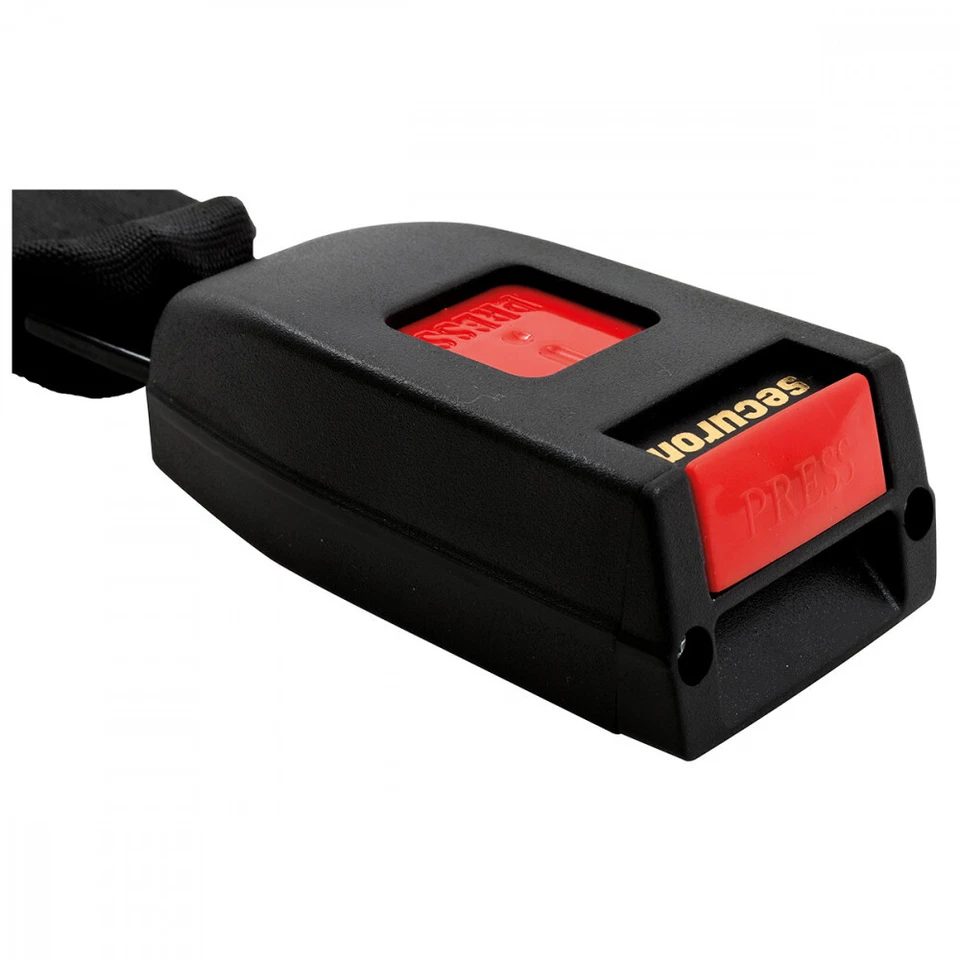 Cinturón de seguridad trasero automático para Borgward Isabella Convertible 1954-1961 negro Foto 4 de 4