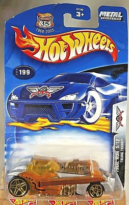 2003 Hot Wheels #199 Final Run 5/12 TWANG THANG Silver Orange-Guitar w/GoldPr5sp