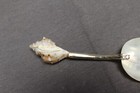 Vintage mother of pearl spoon with silver & shell handle — photo 5