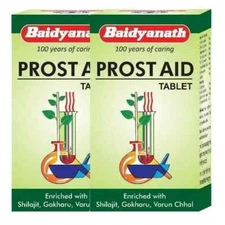 5 x Baidyanath Prostaid 250 Tabs For Enlarged Prostate Relief