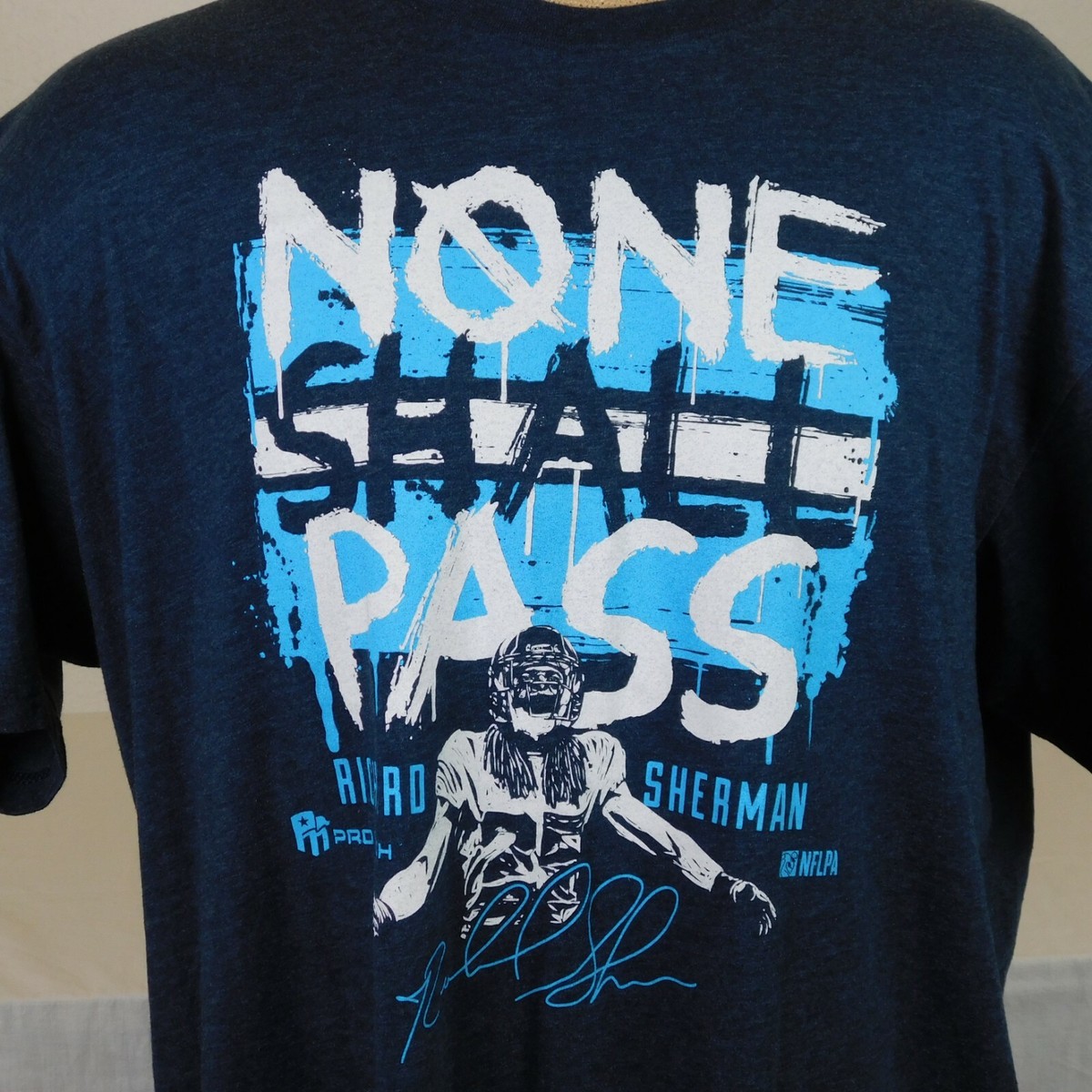 シアトル・シーホークス シャーマン 25 ゲームシャツ NFL Seattle Seahawks Richard Sherman 25 NFL Team Apparel Blue