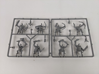 Warhammer 6th Edition Vtg 2000 Ork Warriors On Sprue Arrer Boyz Plastic 