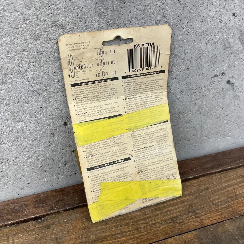 Pastillas de freno de montaña Kool Stop vintage pastillas de freno BMX V NUEVO EN STOCK EE. UU. zapatos salmón Foto 3 de 4