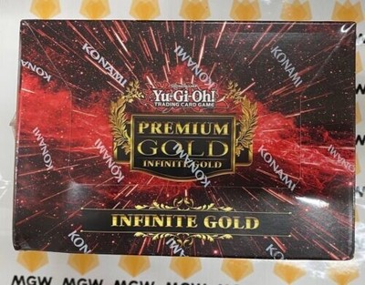 Yu-Gi-Oh Premium Gold Infinite Booster Box Display PGL3 Factory Sealed 1st Ed