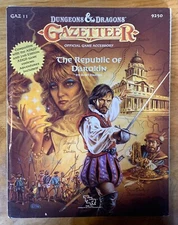 Gazetteer: The Republic Of Darokin (GAZ 11) - vintage 1989 D&D, TSR 9250 w/map