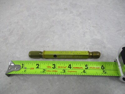 M10 x 1.25-6H GO PD .3617 TO NO GO .3680 METRIC THREAD PLUG GAGE, V0502