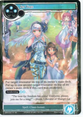 Force of Will TCG - BFA - Set Free #41 Rare