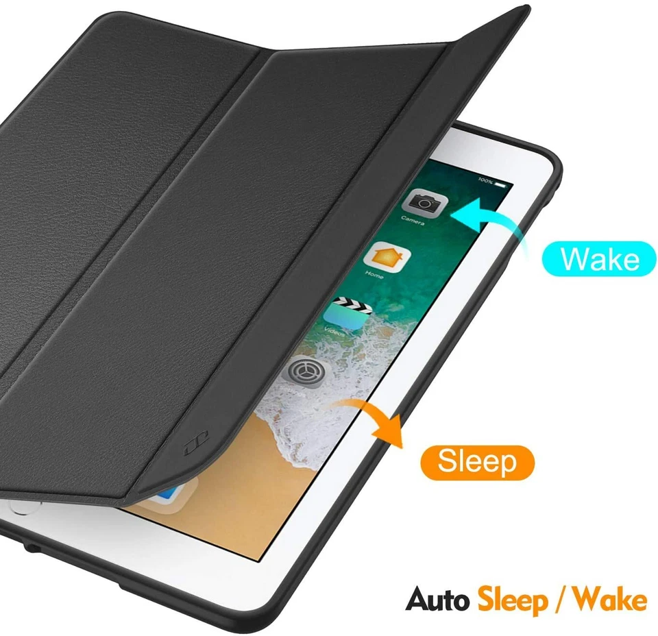 For iPad 6th Gen 9.7 inch 2018 Tablet Case TPU Cover with Apple Pencil Holder - Image 3 of 4