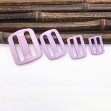 Gurtband bunt Kunststoff Schieber Tri Glide verstellbare Schnallen Größe 15-31mm