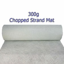 300g CHOPPED STRAND MATTING FIBREGLASS MAT 1m x 1m - MOULDS AND RESIN MATERIALS
