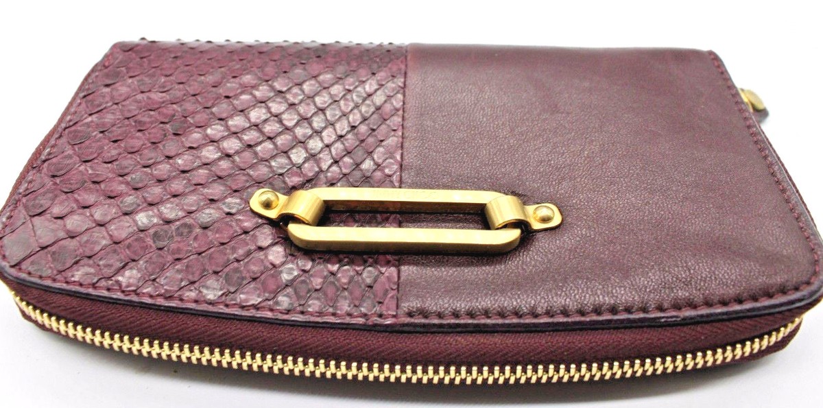 長財布 JIMMY CHOO JC LLIC NAPPA LEATHER CLUTCH AND CHAIN WALLET Jimmy Choo Python/Nappa Leather Wallet/Cluch | eBay