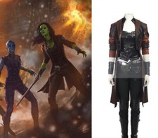 Halloween Suit Guardians of The Galaxy Vol. 2 Gamora Cosplay Costume Outfit
