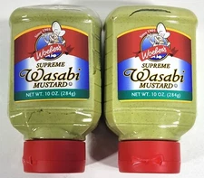 2x Bottles Woeber's Supreme Wasabi Mustard Sauce  | 10oz | Fast Shipping