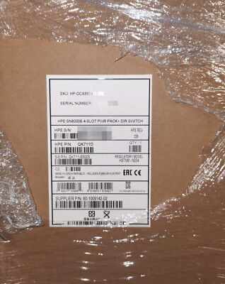 HPE SN8000B 4 Slot PP+ /Brocade DCX 8510-4 Fibre Channel SAN Director Switch