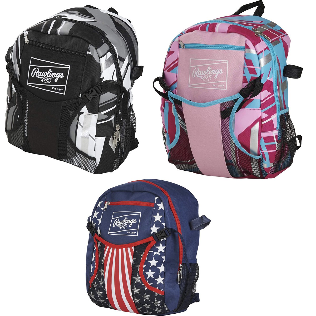 Softball Bat Bag - Backpack for Softball, Baseball, & T-Ball Equipment & Gear Tanel 360 Bat Pack Baseball/Softball Backpack Bag  main image 2