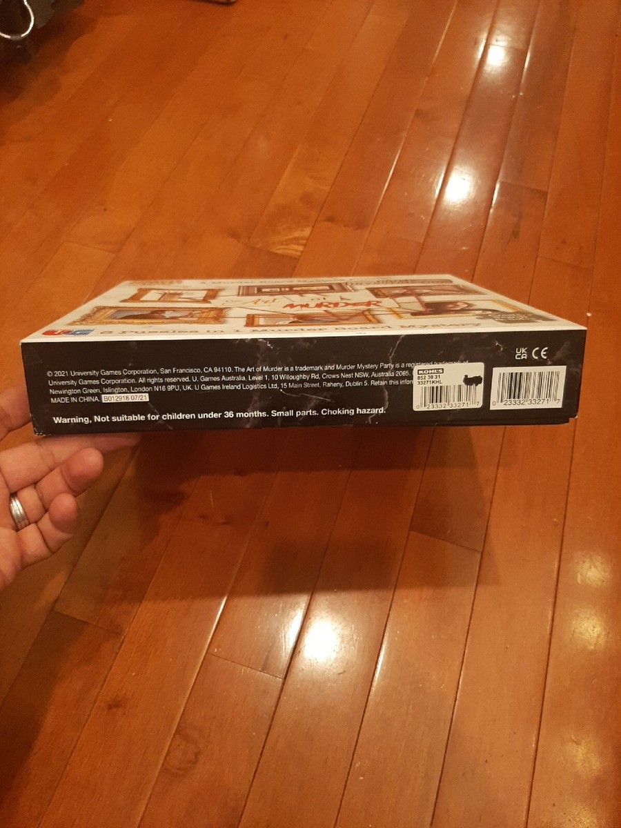 The Art of Murder - A Murder Board Mystery Puzzle - 6 Puzzles In 1