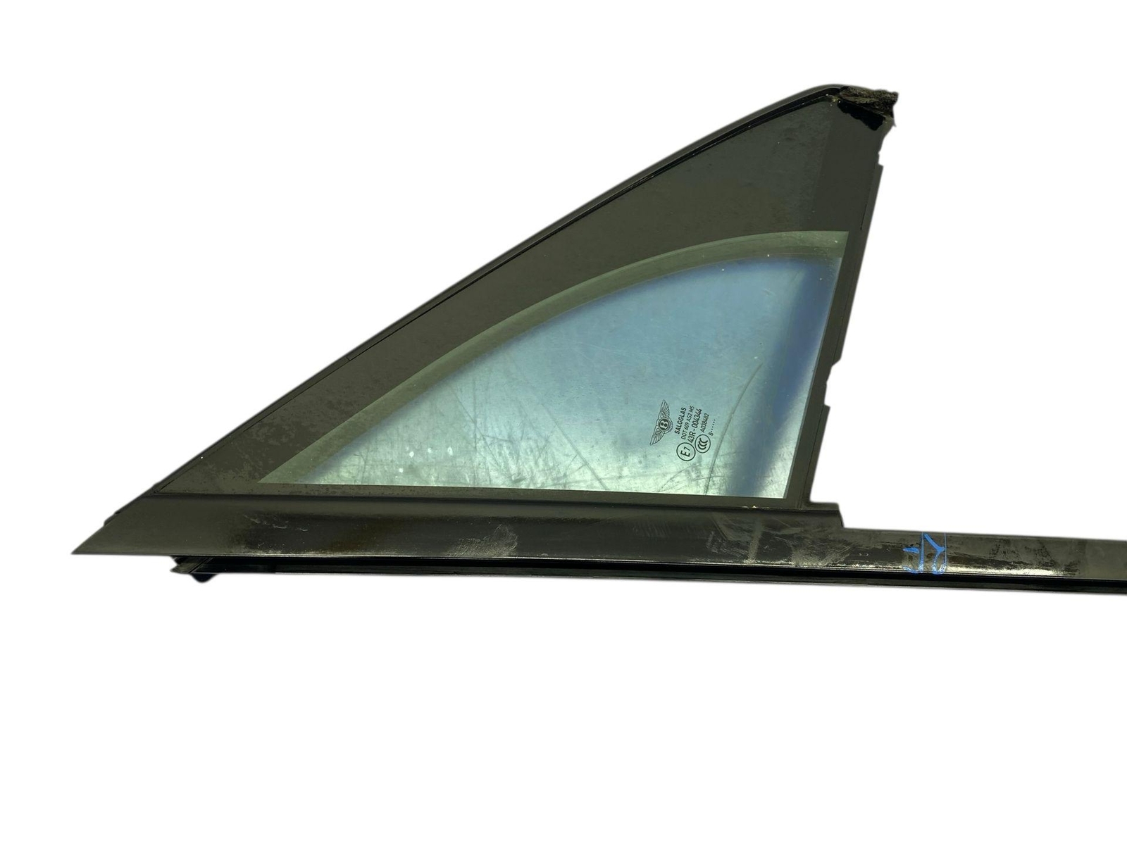 2016-2020 BENTLEY BENTAYGA OEM RH FRONT RIGHT DOOR VENT CORNER WINDOW GLASS