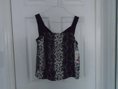 RD Style Double Layer Sleeveless Top Juniors Size Large New With Tags