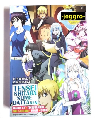 Anime DVD Tensei shitara Slime Datta Ken Season 1-3 + Tensura Nikki + Movie 5OVA