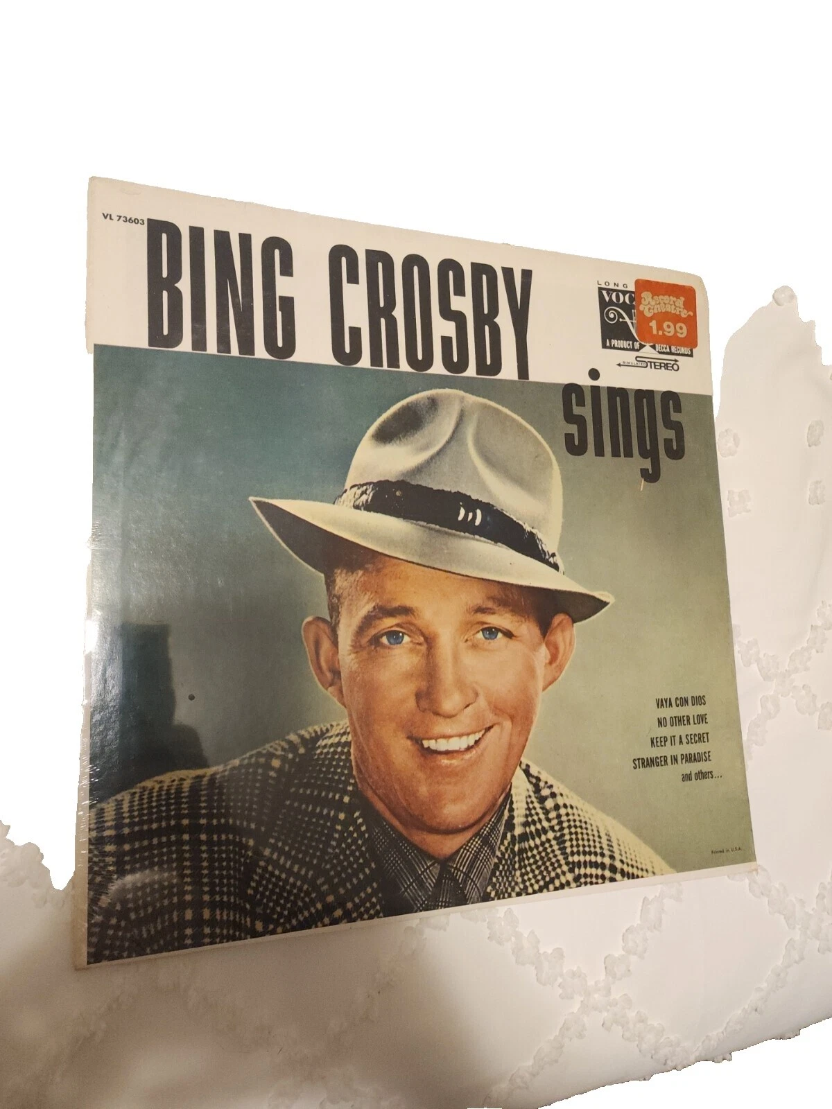 33 RPM Vinyl Records Bing Crosby