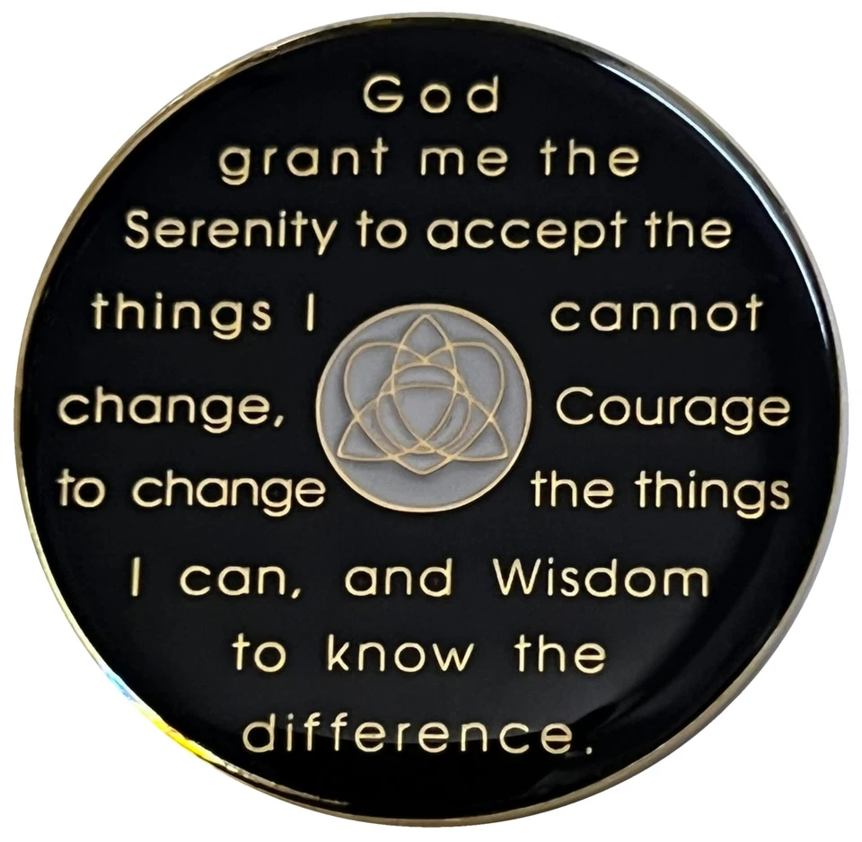 Metal Phoenix Bird Medallion "out of the ashes of addiction renewal and growth" - Image 2 of 3