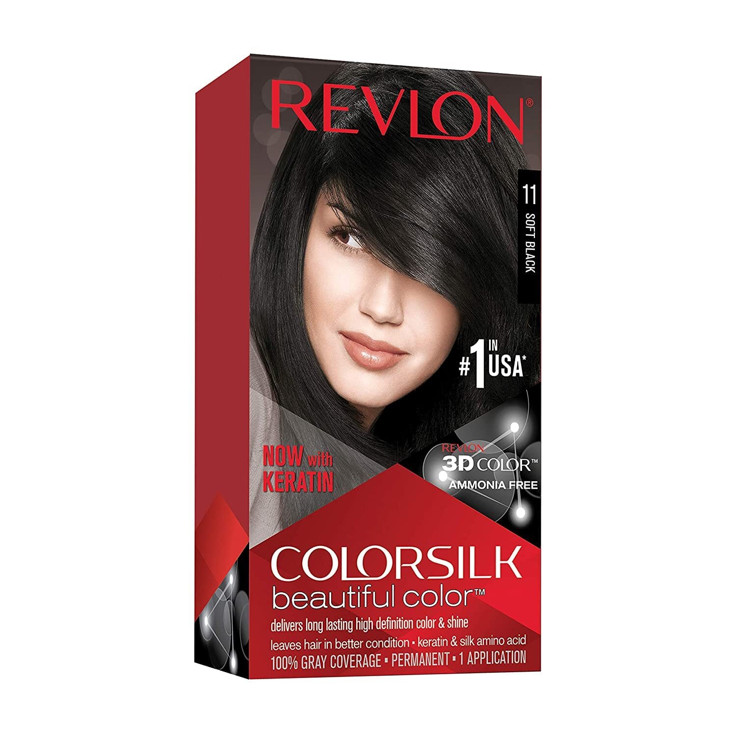 Silk Beautiful Color 11 Soft Black
