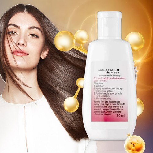 Nizoral Anti-Dandruff Shampoo, Treat & Prevent Dandruff - 60ml Clean Hair - Picture 3 of 11