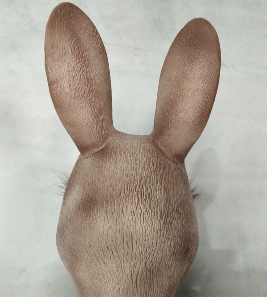 Judy Hopps Latex Mask Cosplay Prop Soft Emulsion Masks For Halloween Party - Image 4 of 4