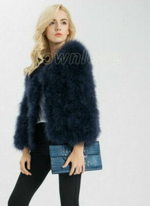 ostrich feather jacket uk