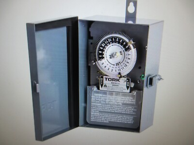 TORK 40 Amp 24-Hour Indoor/Outdoor Mechanical Timer Switch 1109A-O