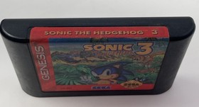 Sonic the Hedgehog 3, Sega Genesis In Box No Manual Authentic Tested Working