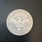 1910 Barber Half Dollar Silver Coin Circulated 50C Variety