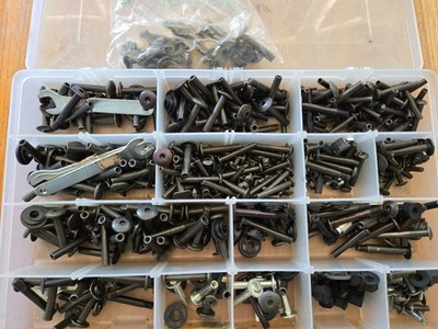 Rollerblade - Huge box of Inline Skate Parts - hundreds of hardware pieces